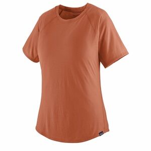 Patagonia Capilene Short Sleeve Shirt Medium Rust Athletic Top